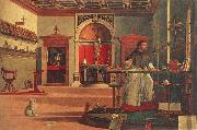 Vittore Carpaccio St.Augustine in his study oil on canvas